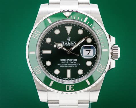 rolex green submariner.